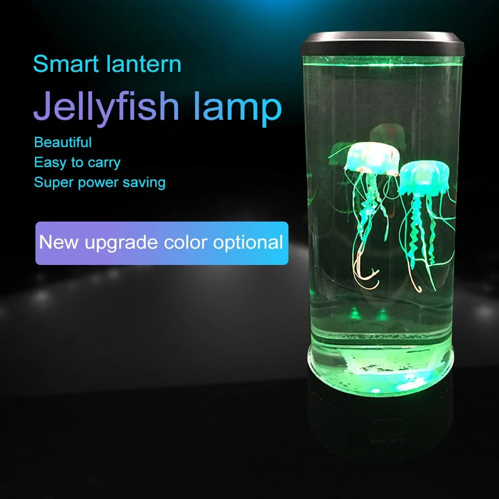 Color Changing LED Jellyfish Night Light with USB Charging