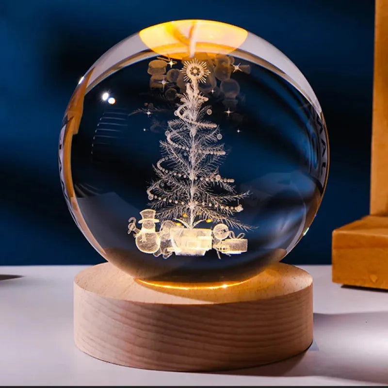 Crystal Ball Night Lamp Projection