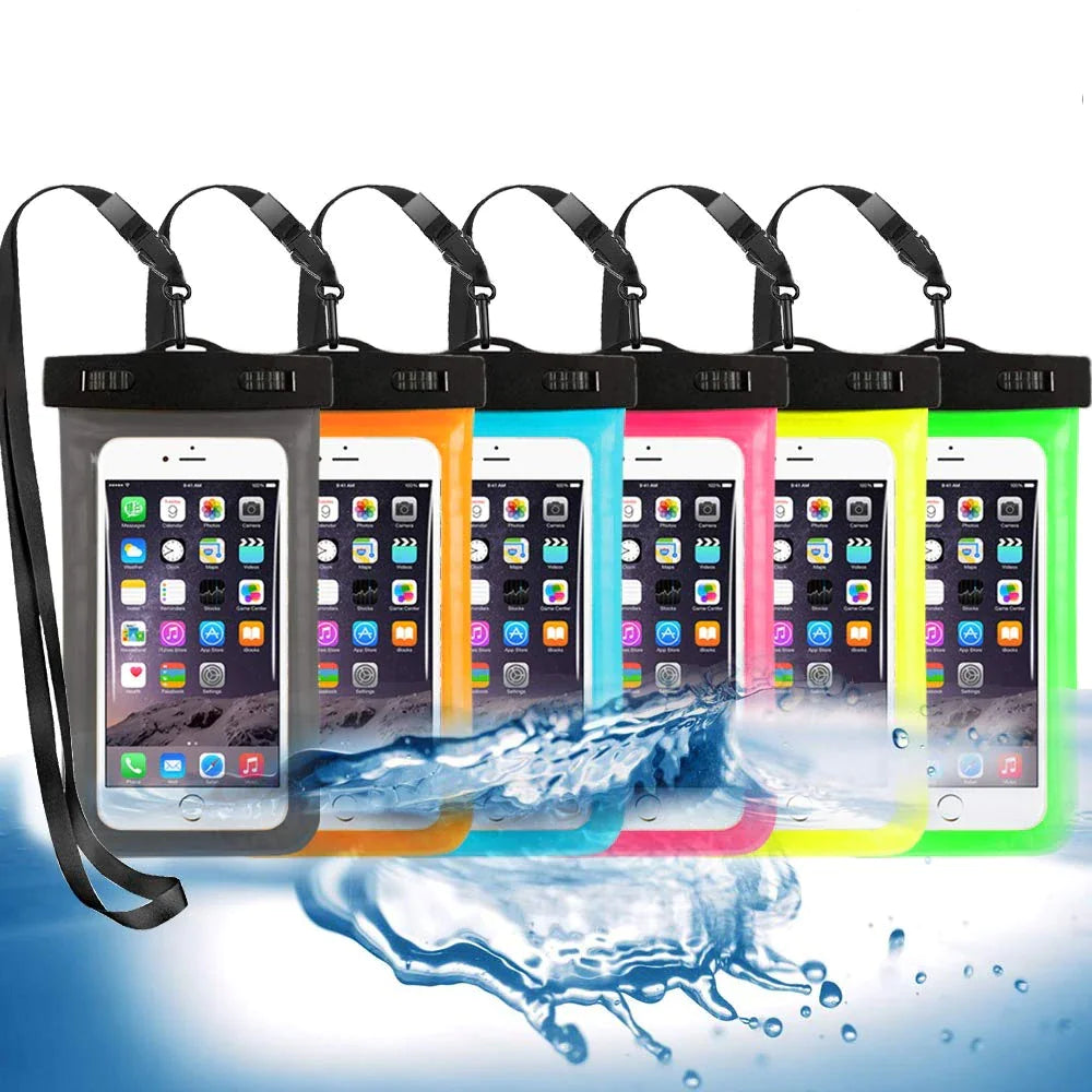 3 Pack Waterproof Floating Cell Phone Pouch