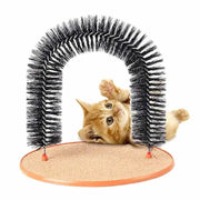 Cat Toy Arch: Self-Grooming and Scratching Pad Frugal Finds Galore