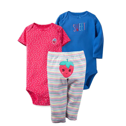 Spring Autumn Baby Clothing Set - 3 Pieces for Infants Frugal Finds Galore