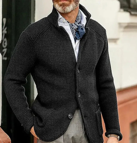 Men's Knitted Sweater Coat Frugal Finds Galore