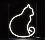 LED Neon Cat Wall Decor for Indoor/Outdoor Lighting Frugal Finds Galore