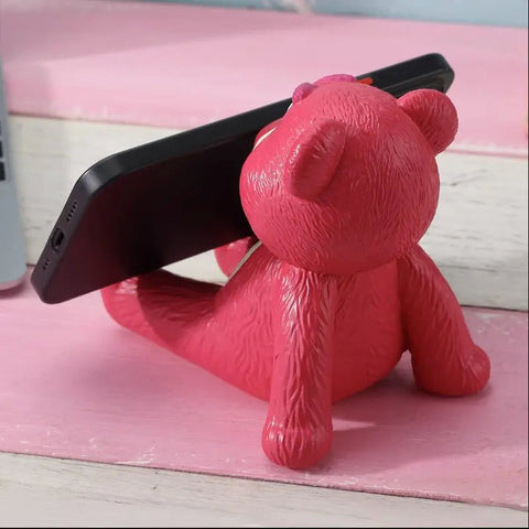 Creative Cute Bear Phone Stand Desktop Decoration Frugal Finds Galore