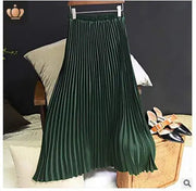 High Waist Solid Color Chiffon Half-Length Skirt Frugal Finds Galore