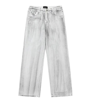 Vintage Washed Distressed Draped Jeans Frugal Finds Galore