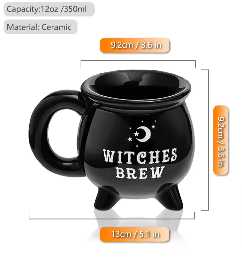 Enchanting Ceramic Witch Coffee Mug