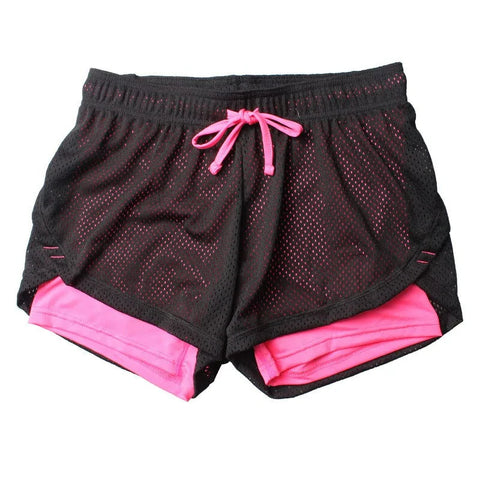 Women's Yoga Fitness Shorts: Elastic Running Leggings with Breathable Mesh Panels Frugal Finds Galore