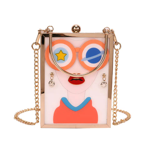 Galeries Beauty Pattern Chain Bag Frugal Finds Galore