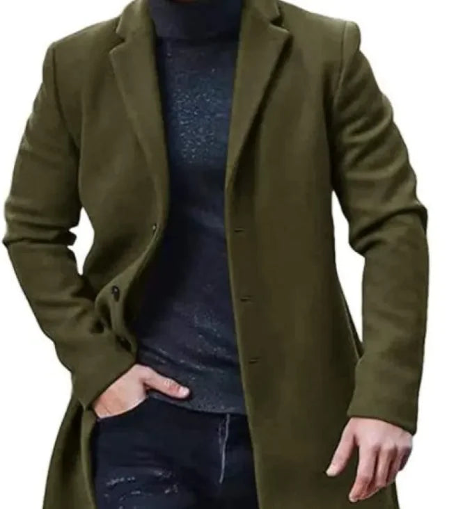 Tweed Medium-length Thickened Jacket