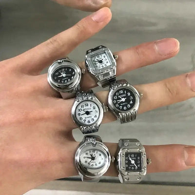 Vintage Finger Watch Rings Frugal Finds Galore