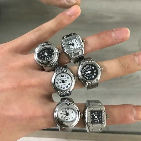 Vintage Finger Watch Rings Frugal Finds Galore