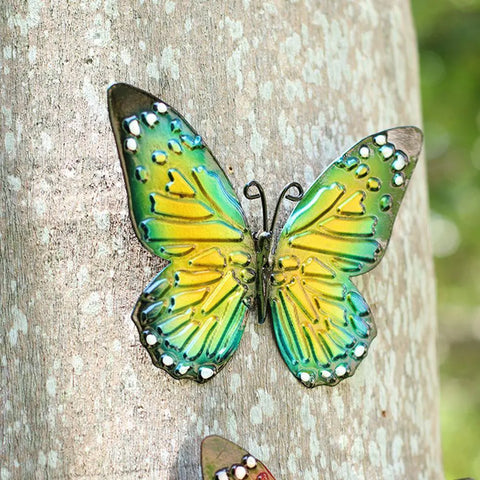Metal Butterfly Sculpture for Outdoor Garden Decor Frugal Finds Galore