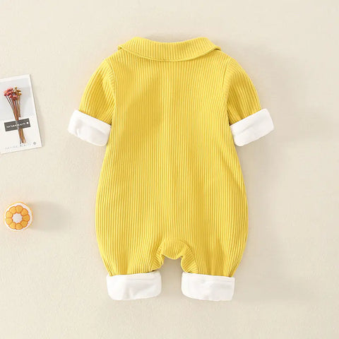 Baby Long Sleeve Jumpsuit - Simple Stylish Outfit Frugal Finds Galore