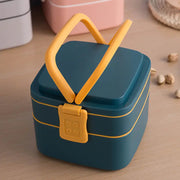 Double-Layer Lunch Box for Office Workers, Microwave Safe Frugal Finds Galore