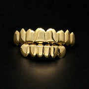 Gold-Plated 8-Tooth Hip Hop Grillz Set for Trendsetters Frugal Finds Galore