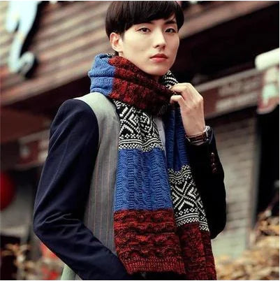 Knitted Long Scarf for Men Frugal Finds Galore