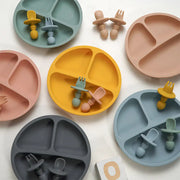 BPA Free Silicone 3-Piece Children's Feeding Set Frugal Finds Galore