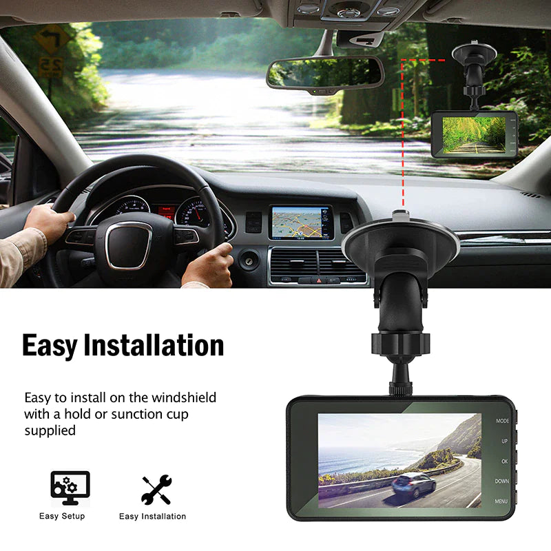 Touch Screen Dash Cam 4"