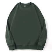 Men's Long-Sleeved Loose Solid Color Terry Sweater Frugal Finds Galore