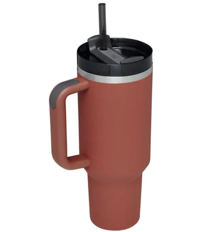 40oz Stainless Steel Car Straw Cup Frugal Finds Galore