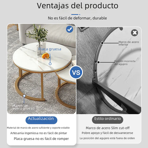 Modern Round Coffee Table for Small Living Spaces Frugal Finds Galore