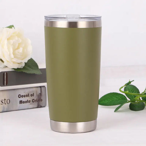 20oz Double-Layer Stainless Steel Vacuum Car Cup Frugal Finds Galore