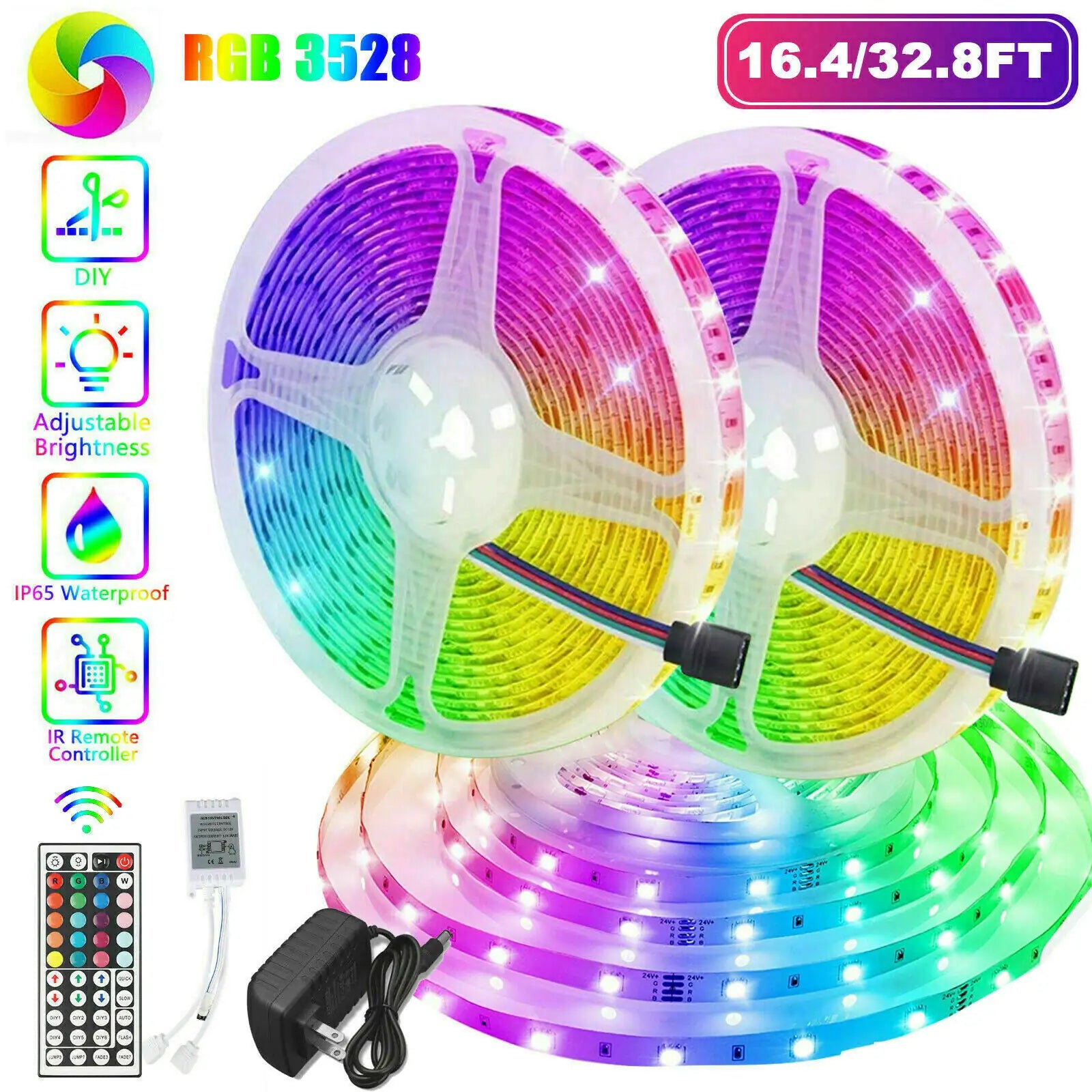 32FT LED Strip Lights