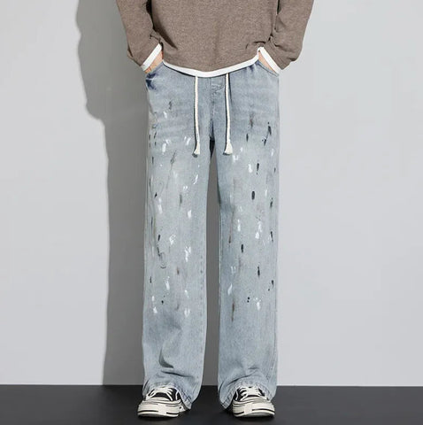 Retro Graffiti Distressed Jeans Frugal Finds Galore