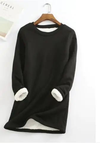 Women's Lamb Velvet Long-Sleeve Shirt