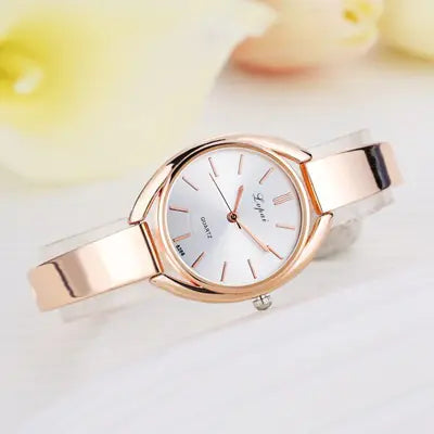 Fashionable Korean Alloy Women's Watch with Diamonds Frugal Finds Galore