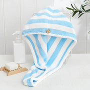 Coral Fleece Microfiber Hair Drying Towel and Shower Cap Frugal Finds Galore