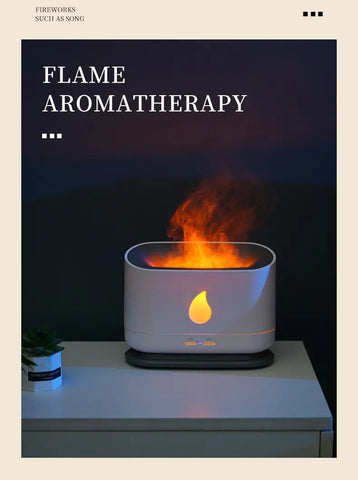 Flame Humidifier with Aromatherapy & Ambient Lighting Frugal Finds Galore