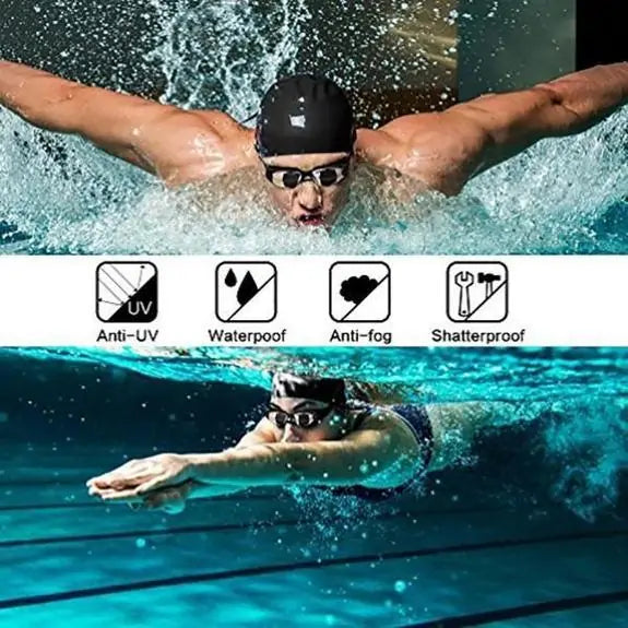 Elite Professional HD Anti-Fog Swim Goggles