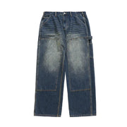 Men's Fashion Retro Loose Straight Leg Jeans Frugal Finds Galore