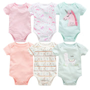 Baby Onesie Set, 6 Pieces Short Sleeve Outfit Frugal Finds Galore