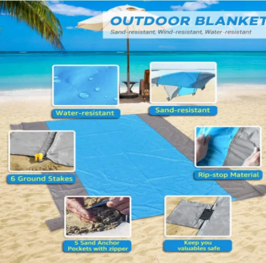 Sandproof Beach Lightweight Blanket