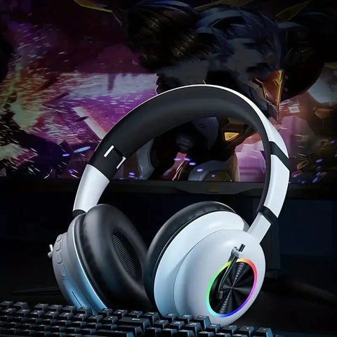 Kids Wireless Earphones with RGB Lighting & Microphone Frugal Finds Galore