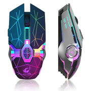Wireless Rechargeable Gaming Mouse with RGB Lights Frugal Finds Galore