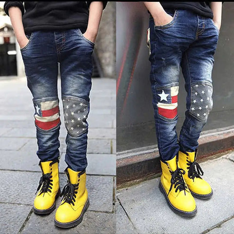 Boy's Patchwork Jeans Frugal Finds Galore