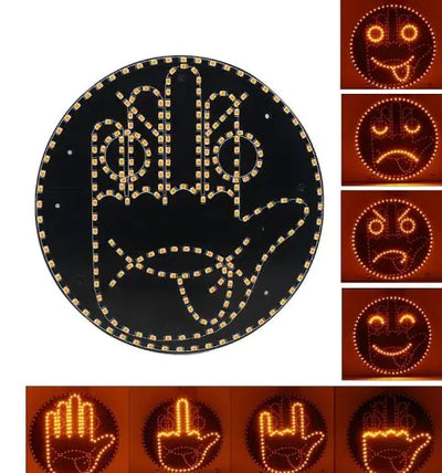 Car LED Indicator Light Smile Rear Window Frugal Finds Galore