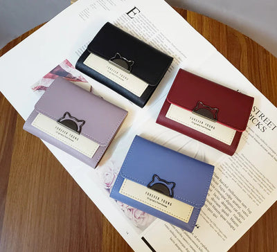 Cute Short Cat Wallet Frugal Finds Galore