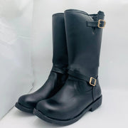 Men's Casual Fashion Mid-Tube Flat-Bottomed Wedge Boots Frugal Finds Galore
