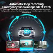 2.7'' Full HD 1080P Dash Cam Car DVR Front & Rear Camera Night Vision G-Sensor Frugal Finds Galore