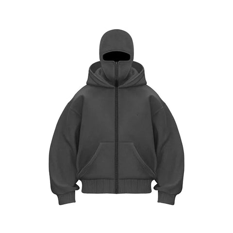 Fleece-lined Double Hooded Sweater Frugal Finds Galore
