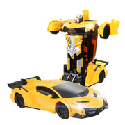 Gesture Sensing Toy Car, Remote Control Transforming Car Frugal Finds Galore