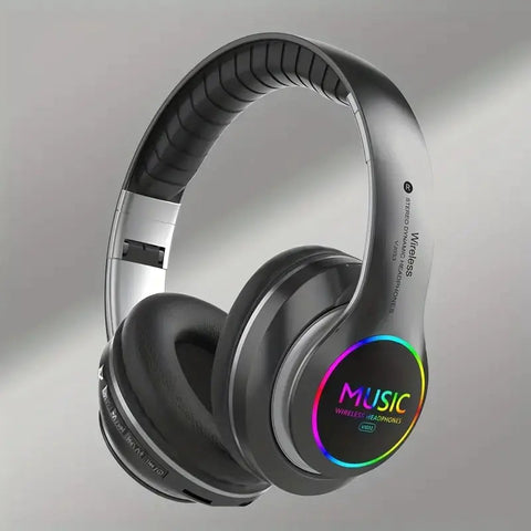 Wireless Sports Headphones with Cool Lighting and Surround Sound Frugal Finds Galore