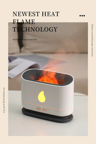Flame Humidifier with Aromatherapy & Ambient Lighting Frugal Finds Galore