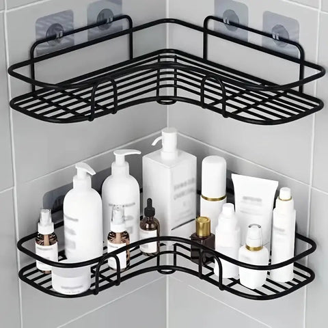Triangle Bathroom Shelf and Shower Caddy Rack Holder Frugal Finds Galore