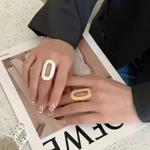 Trendy Women's High Fashion Ring Frugal Finds Galore